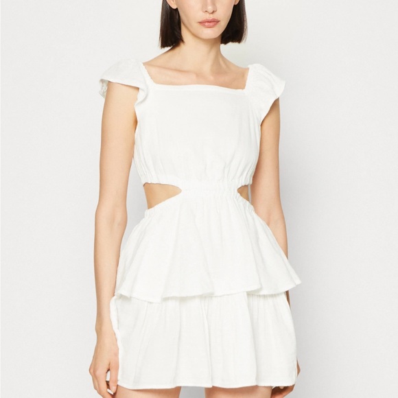 GAP Cutout Ruffle Dress. Size M. NWT - Picture 8 of 10